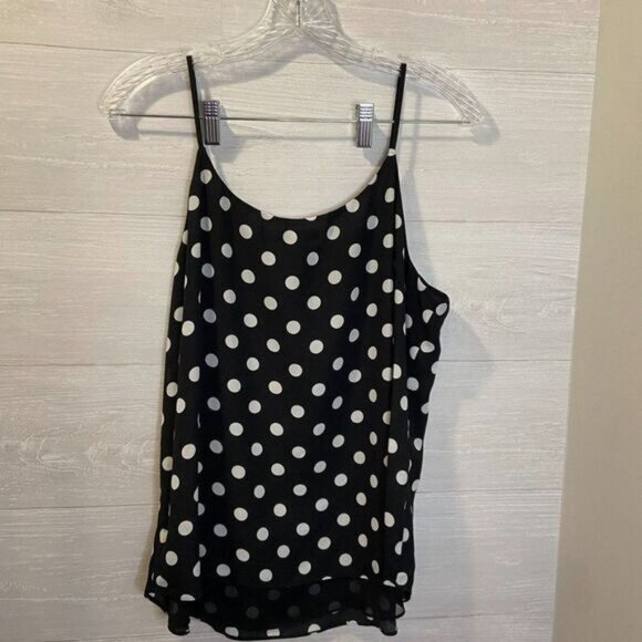 Bar III Women's Polka Dot Print Scoop Neck Camisole Cami Top - Picture 6 of 8